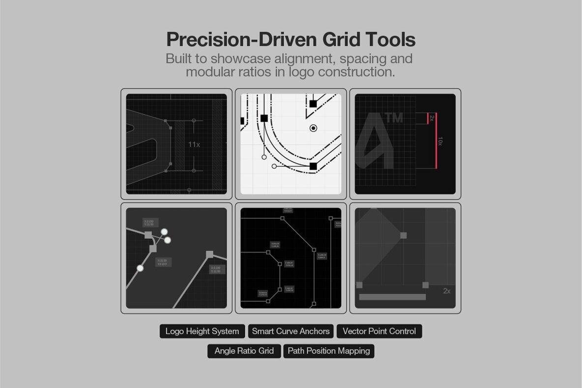 Swiss Style Brand Guidelines Presentation     30 Illustrator Grids 2