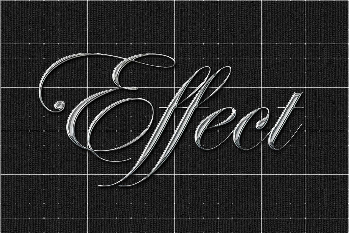 Chrome Metal Photoshop Effects 2