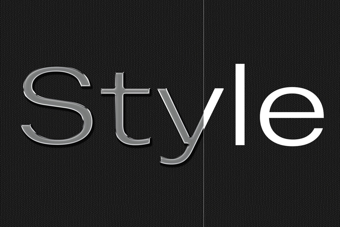 Chrome Metal Photoshop Effects 6