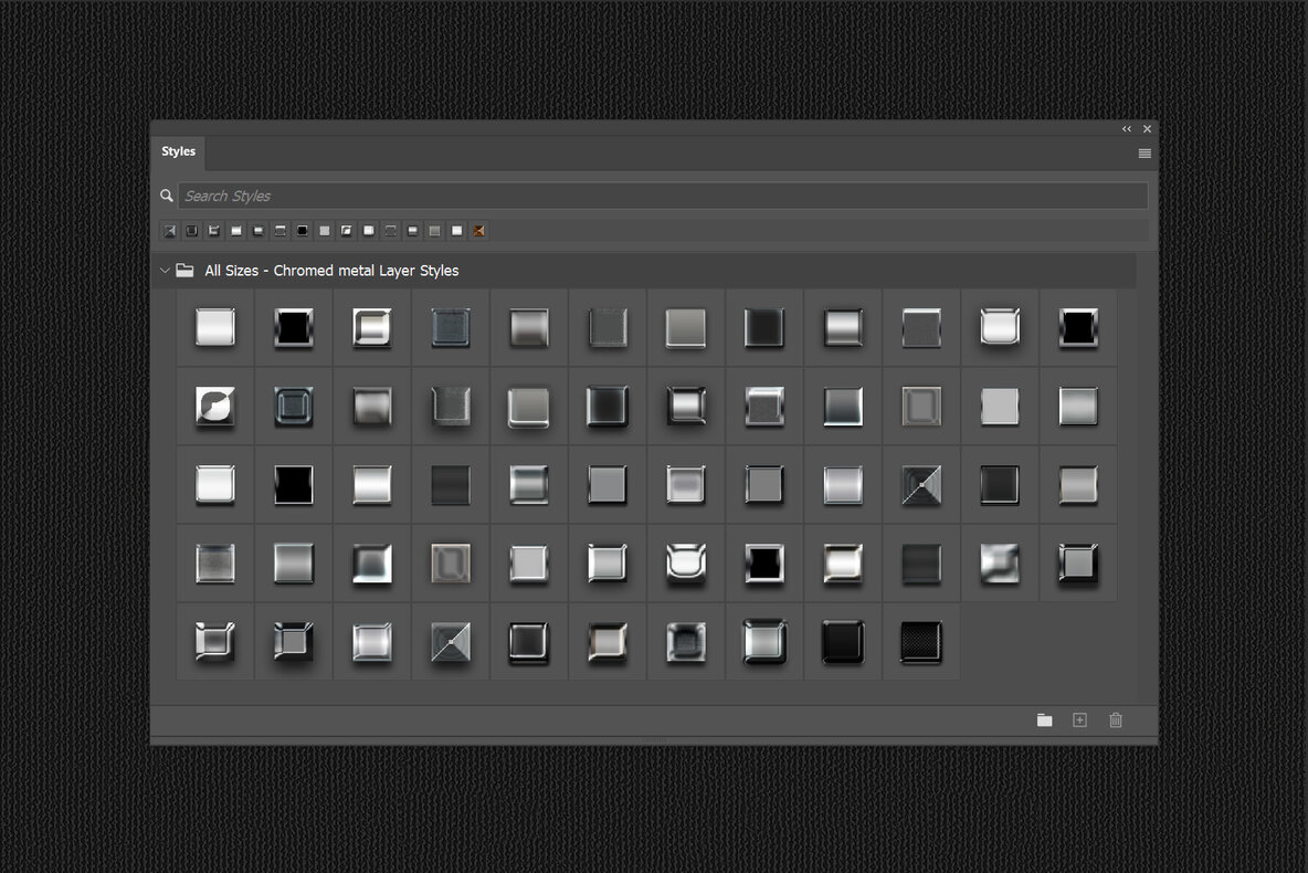 Chrome Metal Photoshop Effects 9