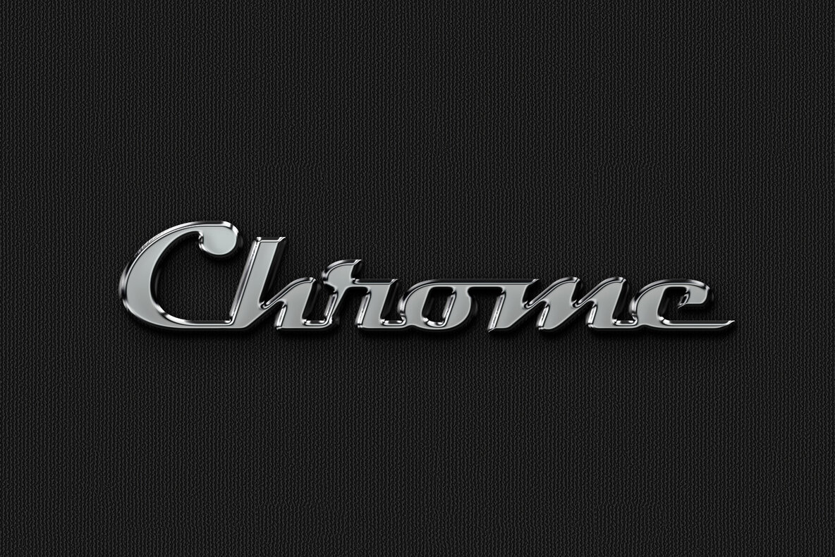 Chrome Metal Photoshop Effects 12