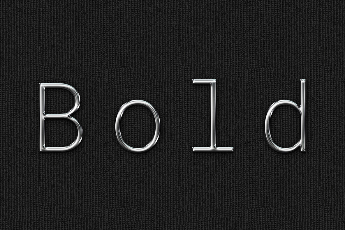 Chrome Metal Photoshop Effects 17