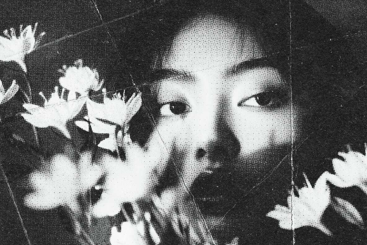 Black and White Printed Halftone Effect 3