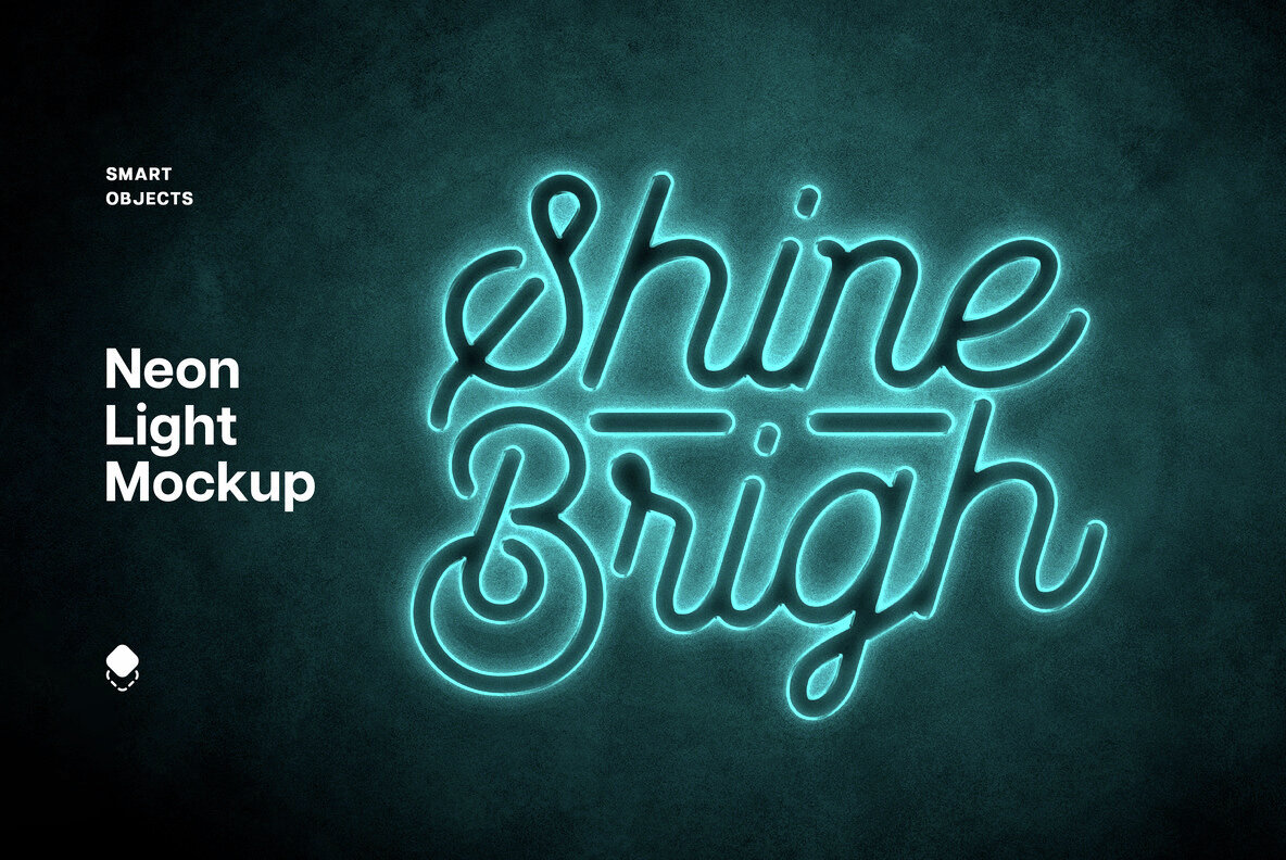 Neon Light Mockup 1