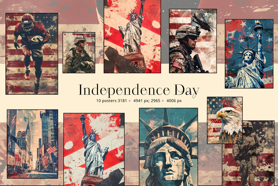 Independence Day Poster Collection 1