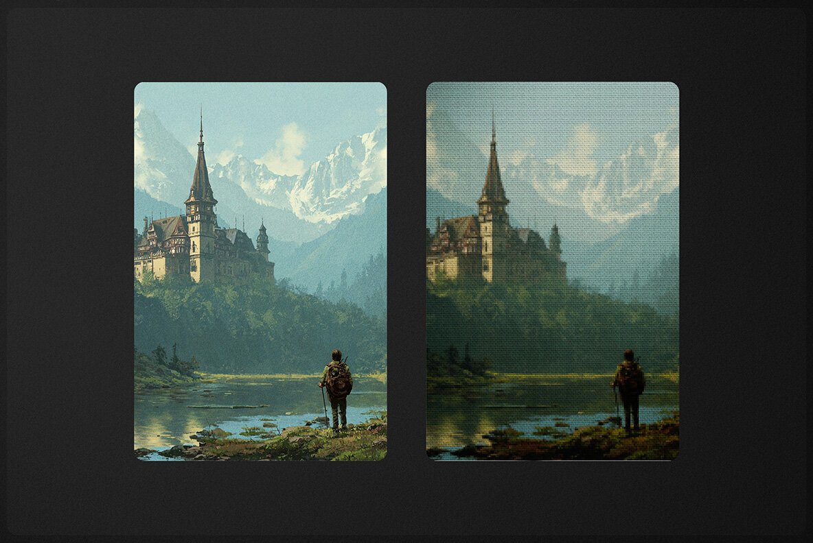 Embroidery Stitch Photo Effect 5