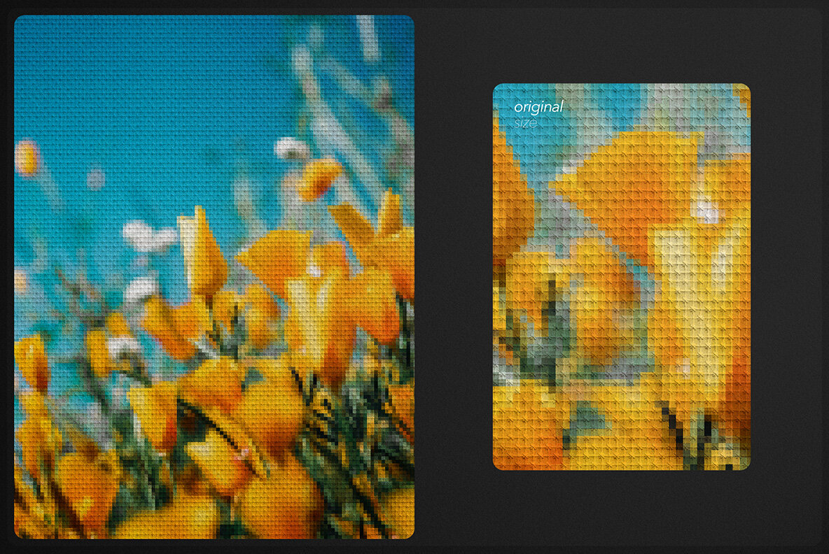 Embroidery Stitch Photo Effect 6