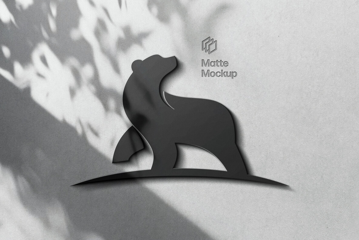 Gray Matte Signage Mockup 1