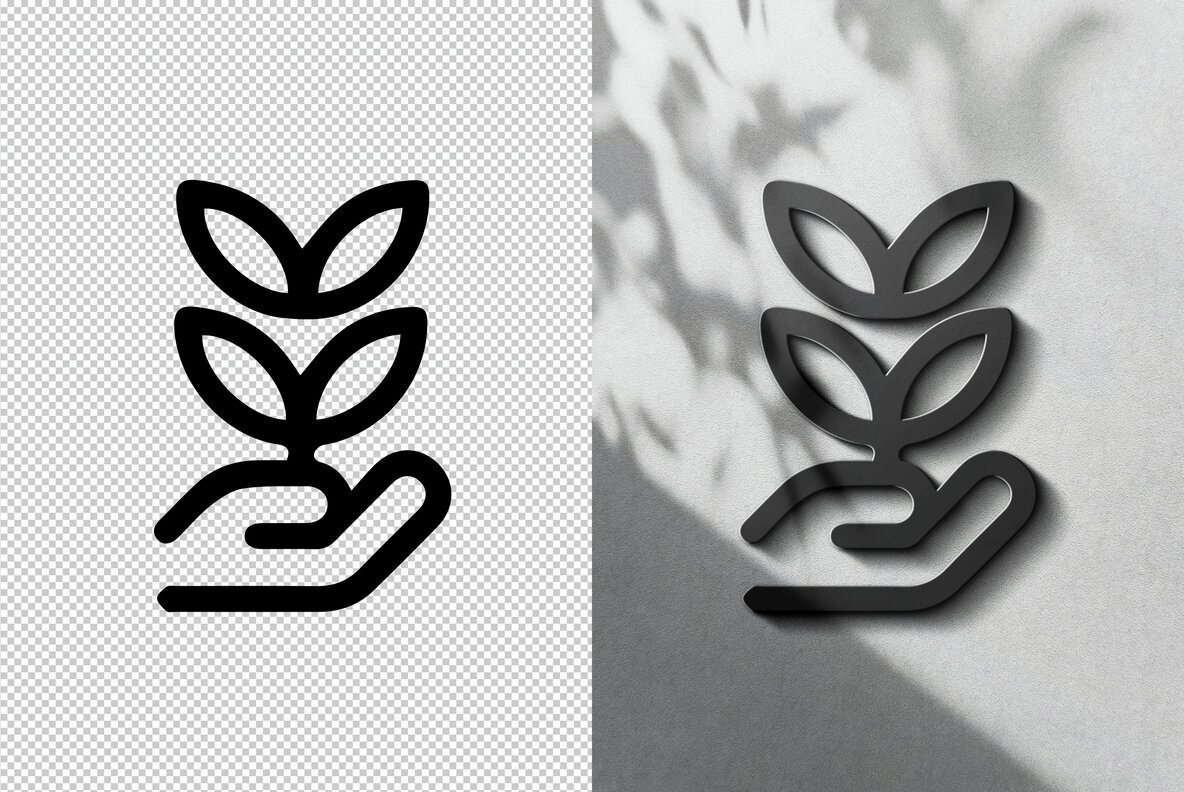 Gray Matte Signage Mockup 3