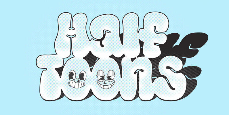 Retro Halftone Procreate Brushes