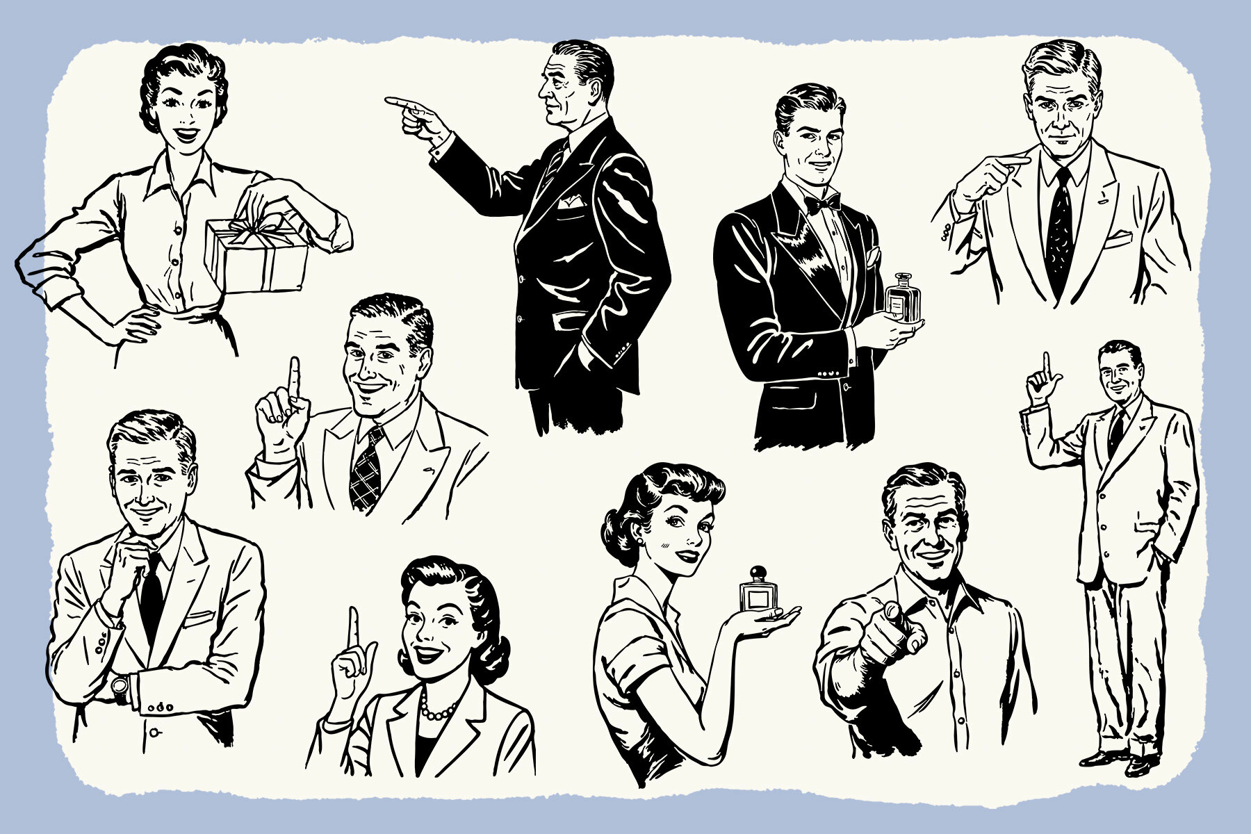 Retro Ad Graphics and Templates 9