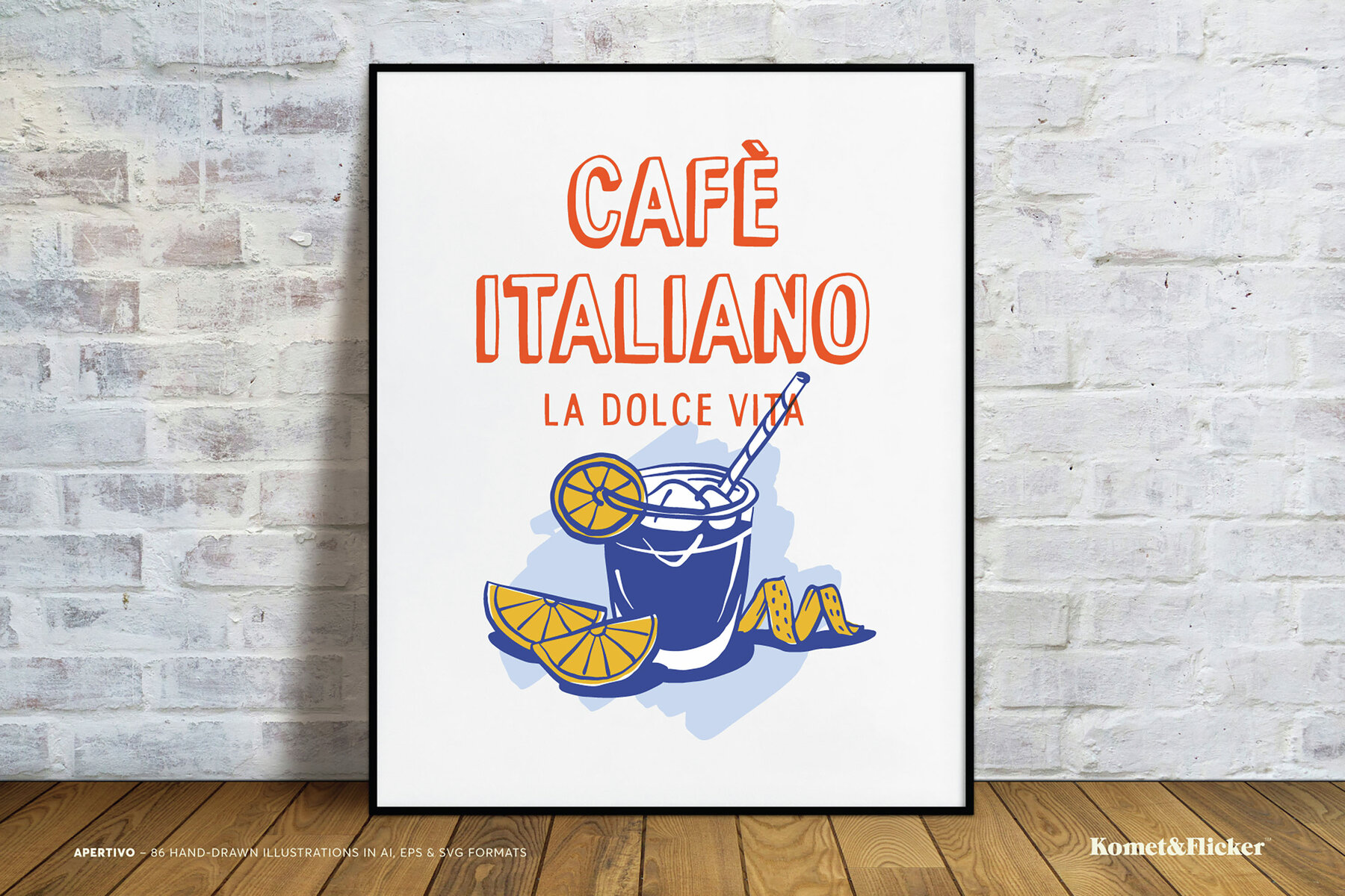 Aperitivo Hand drawn Illustrations 4