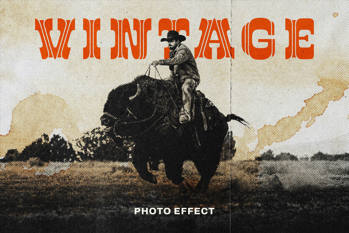 Dirty Vintage Photo Effect 1