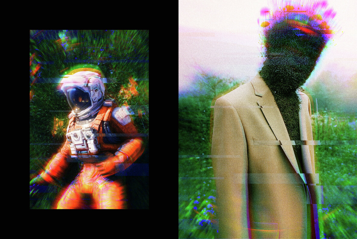 Radial Glitch Photo Effect 4