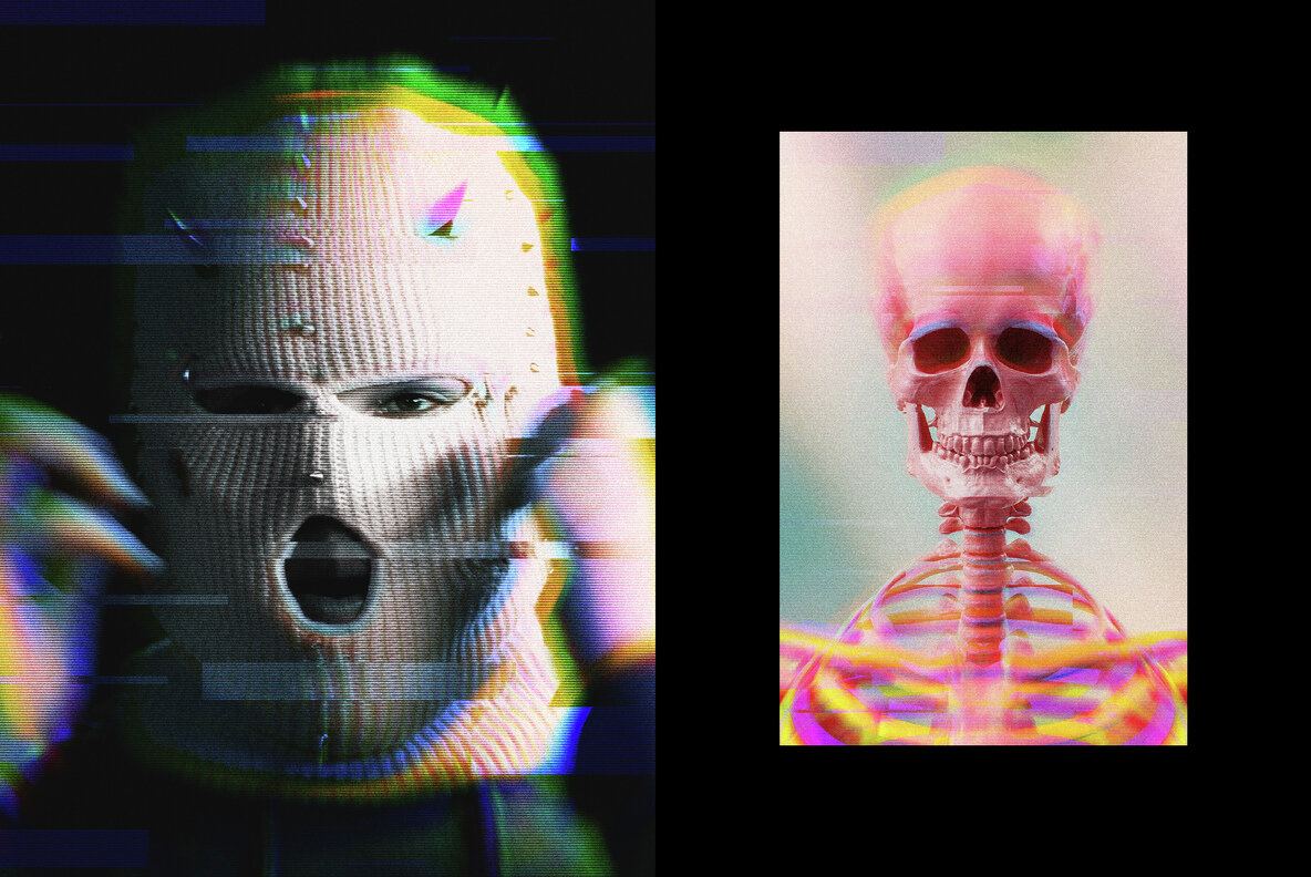 Radial Glitch Photo Effect 6