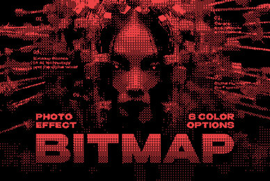 Dither Bitmap Photo Effect