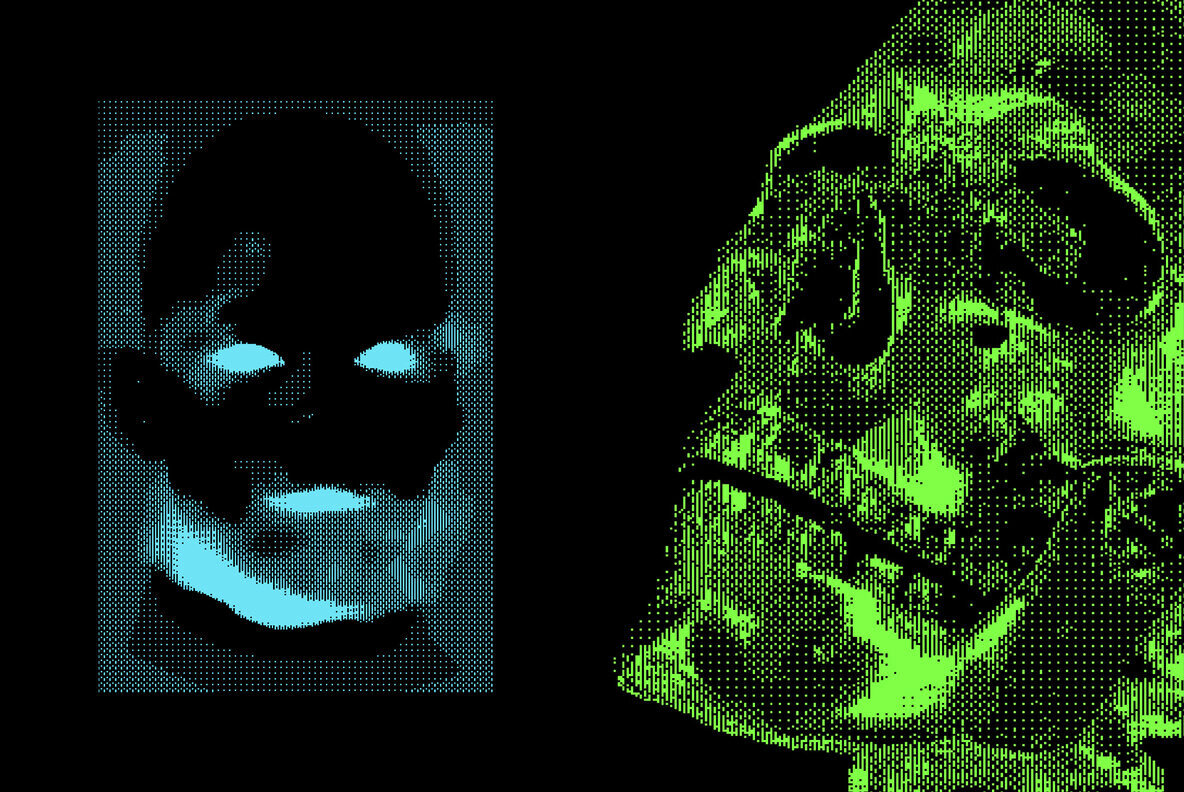 Dither Bitmap Photo Effect 3