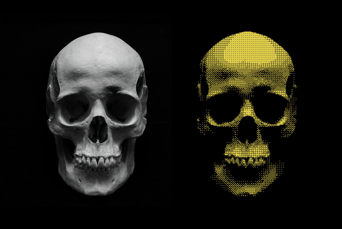 Dither Bitmap Photo Effect 6