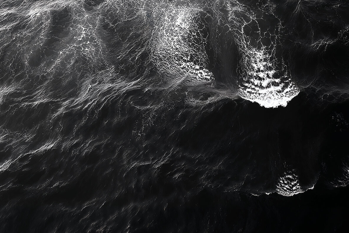 Aerial view of ocean waves 3