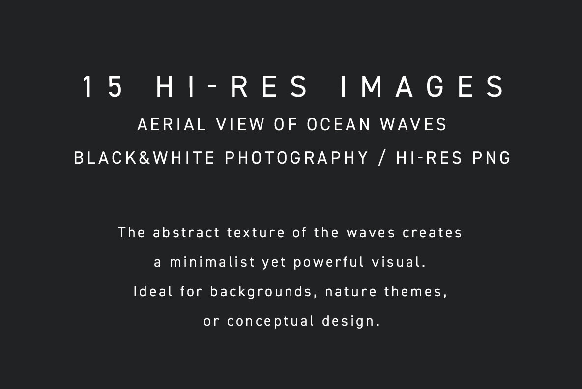 Aerial view of ocean waves 4