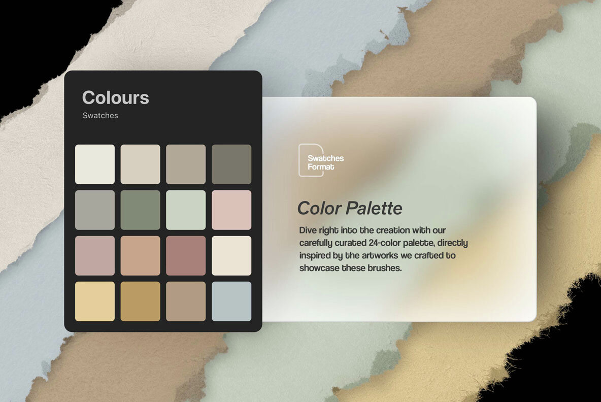 Procreate Torn Paper Brushes and Textures 11