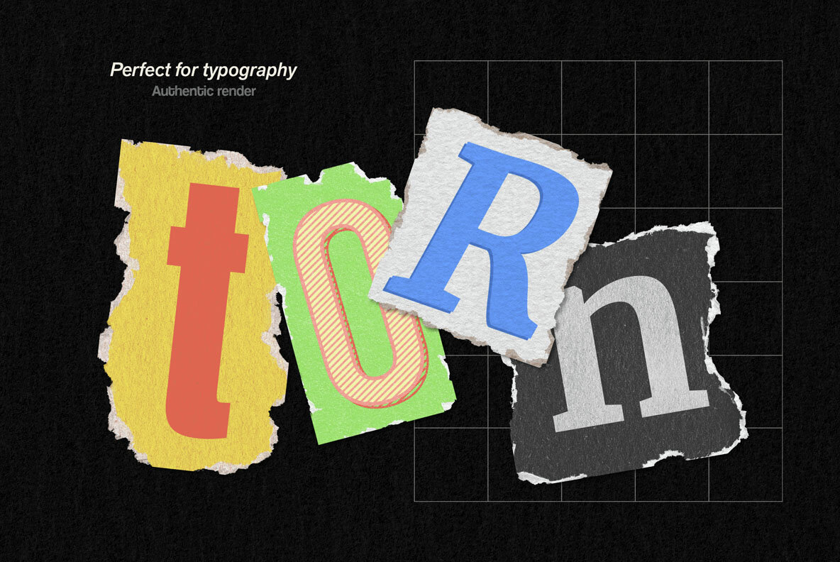 Affinity Torn Paper Brushes and Textures 4