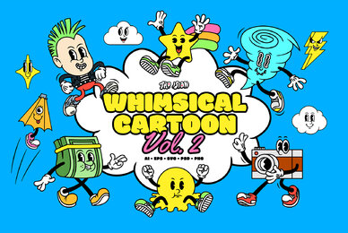 Whimsical Cartoon Vol  2