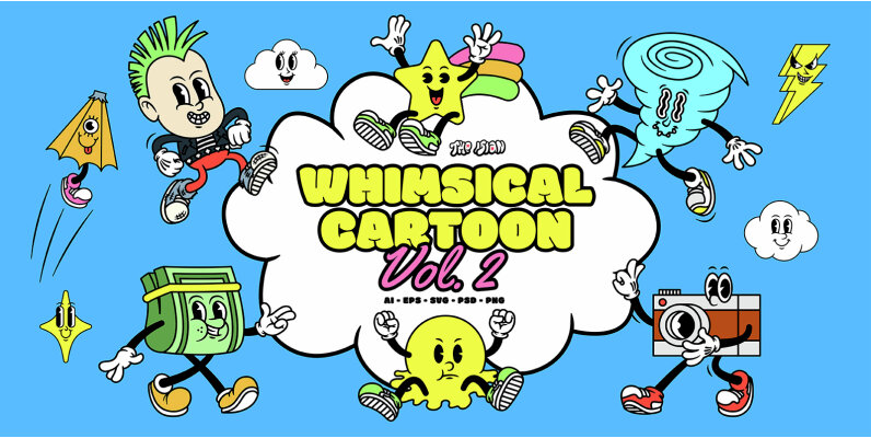 Whimsical Cartoon Vol  2