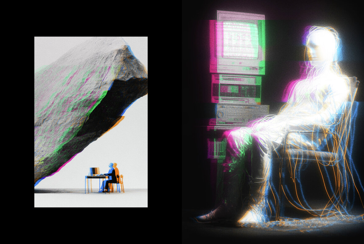 Glitch Distort Photo Effect 4