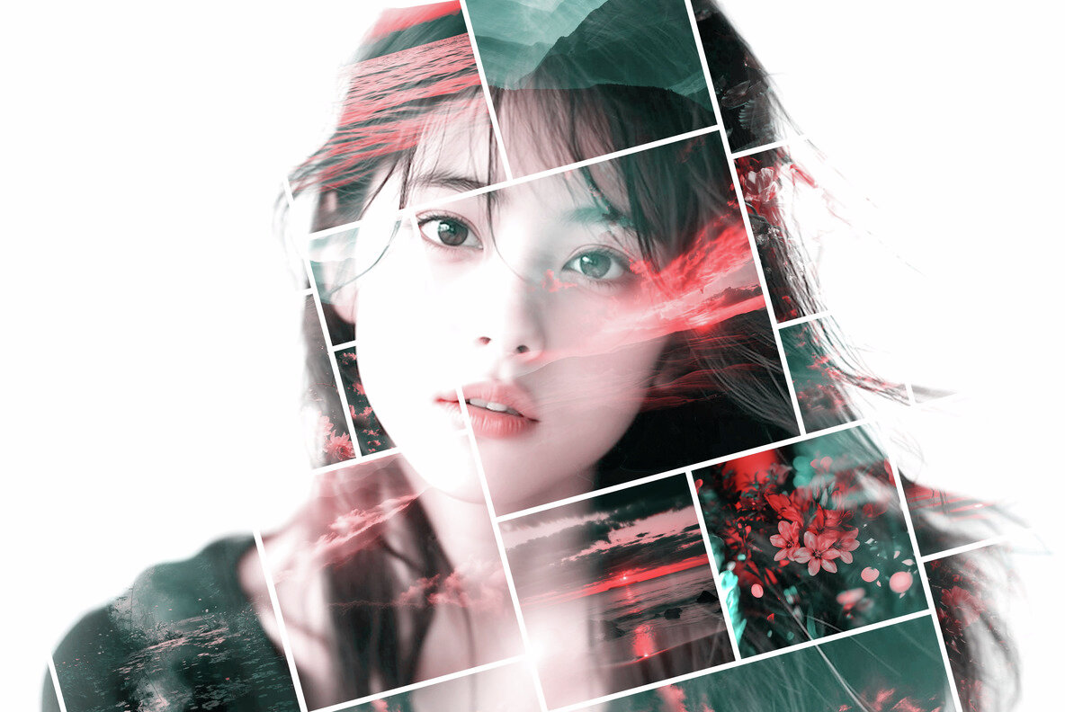 Double Exposure Collage Effect 4