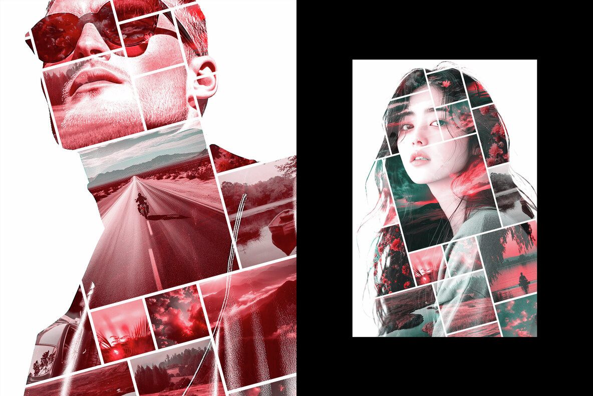 Double Exposure Collage Effect 6