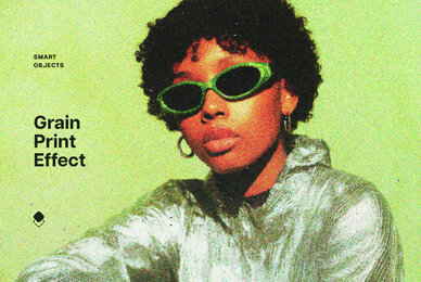 Grain Print Photo Effect