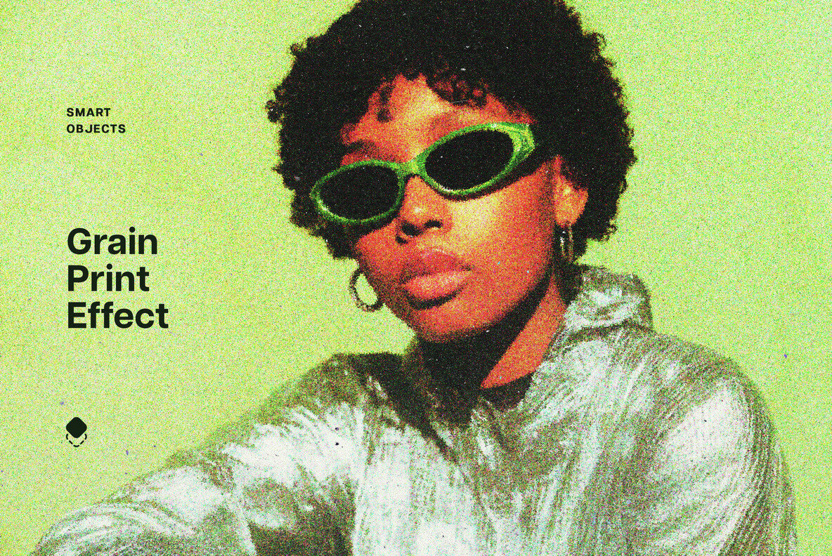 Grain Print Photo Effect 1