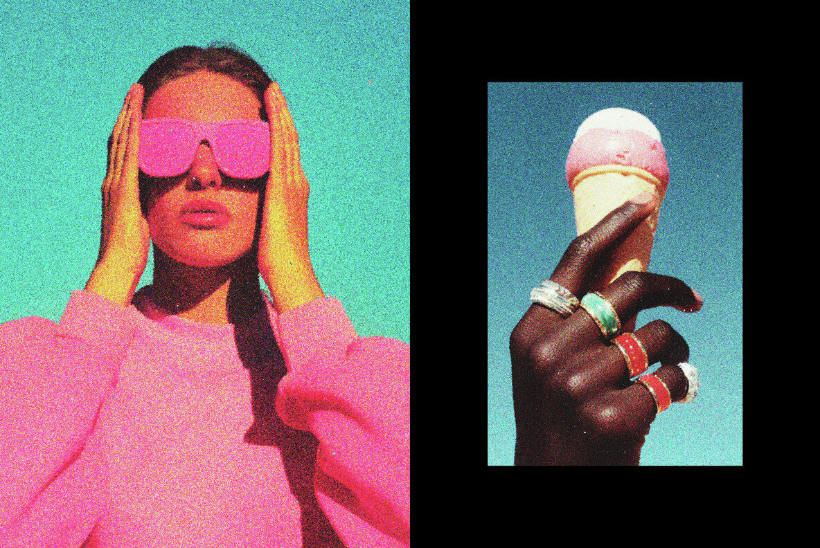 Grain Print Photo Effect 6