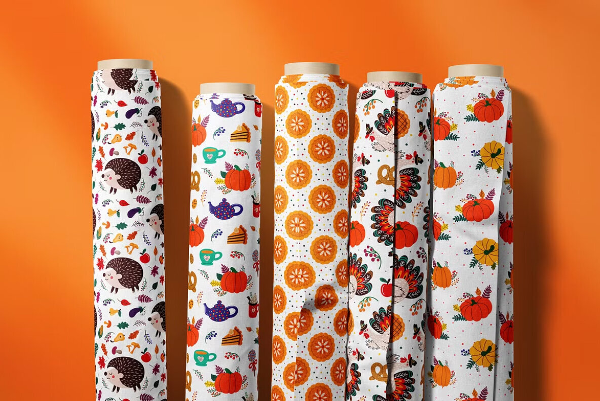 Thanksgiving seamless patterns 2