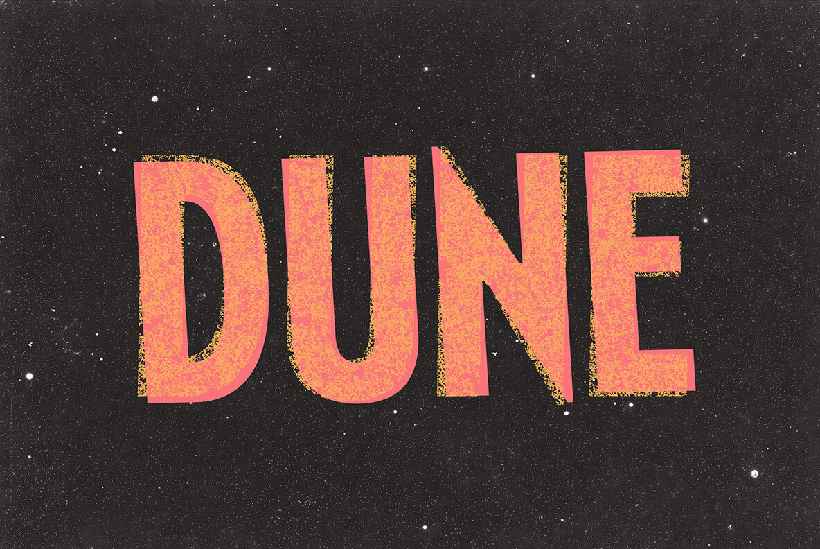 Vintage Dust Text Effect 3