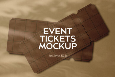Event Tickets Mockup