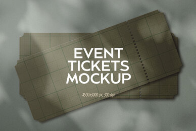 Event Tickets Mockup