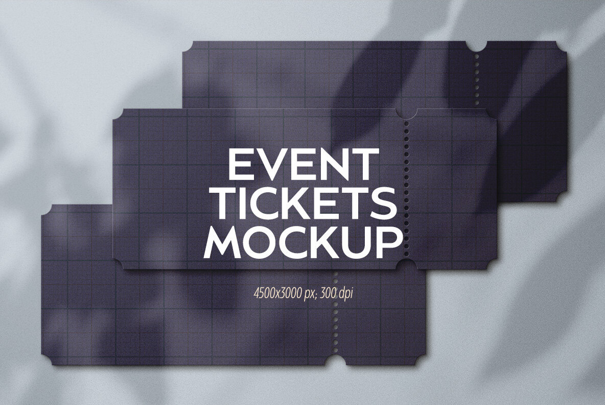 Event Tickets Mockup 1