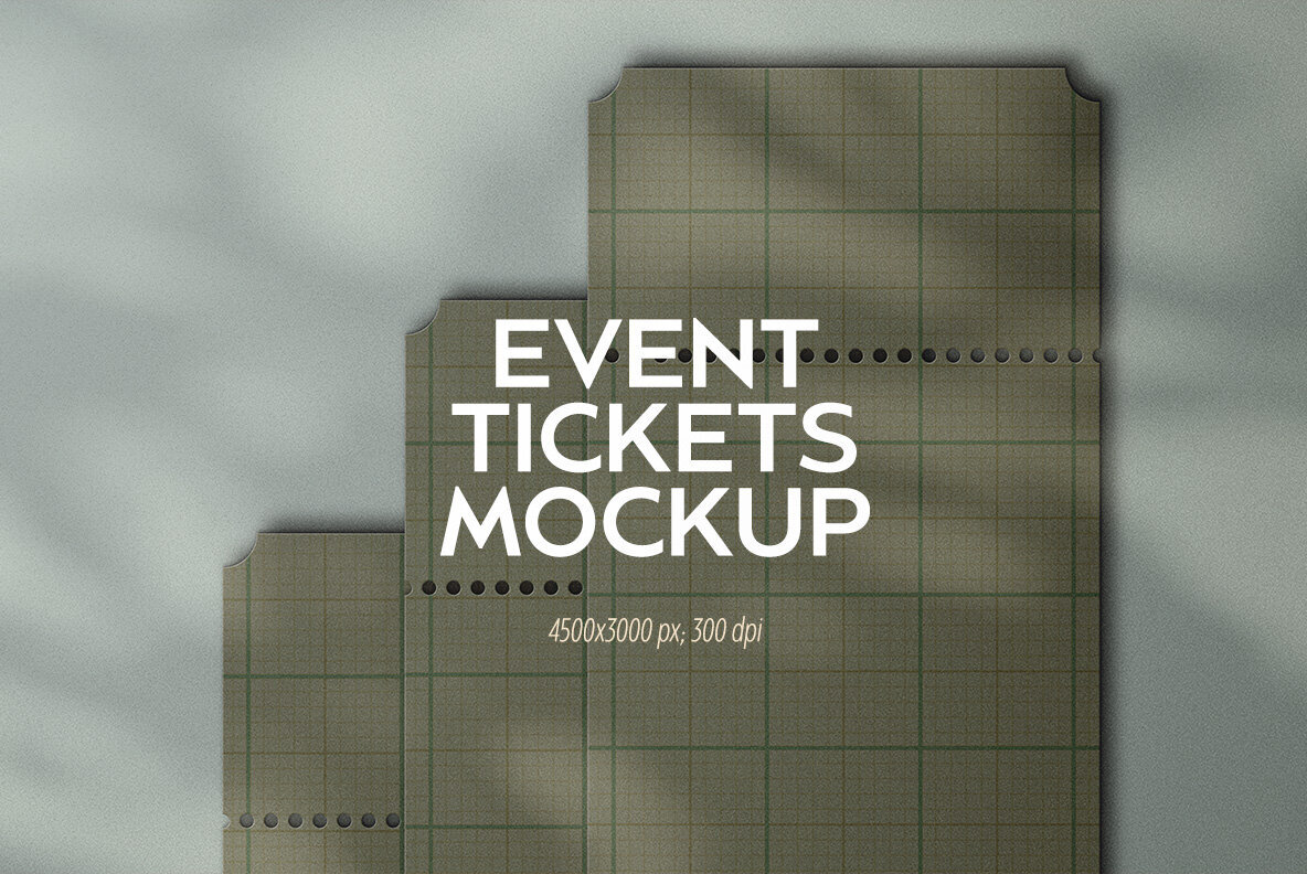 Event Tickets Mockup 1