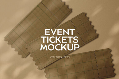 Event Tickets Mockup