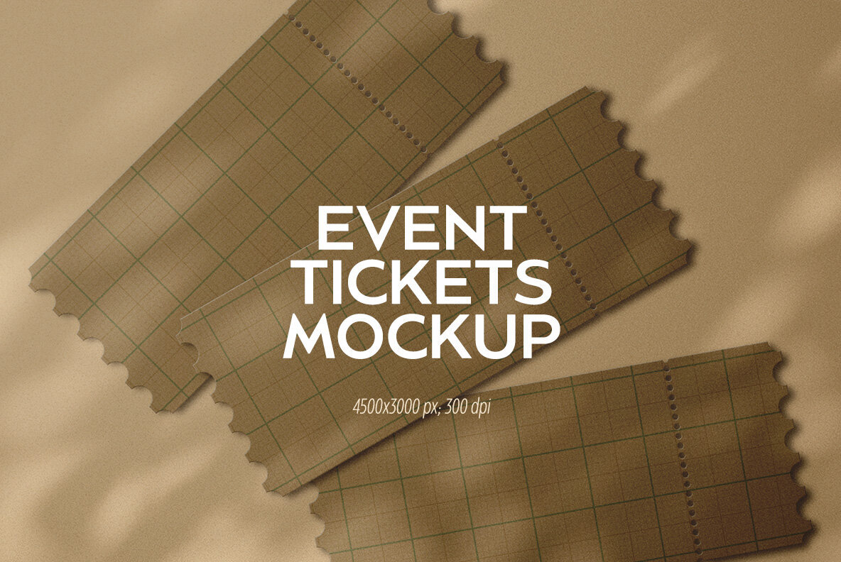Event Tickets Mockup 1