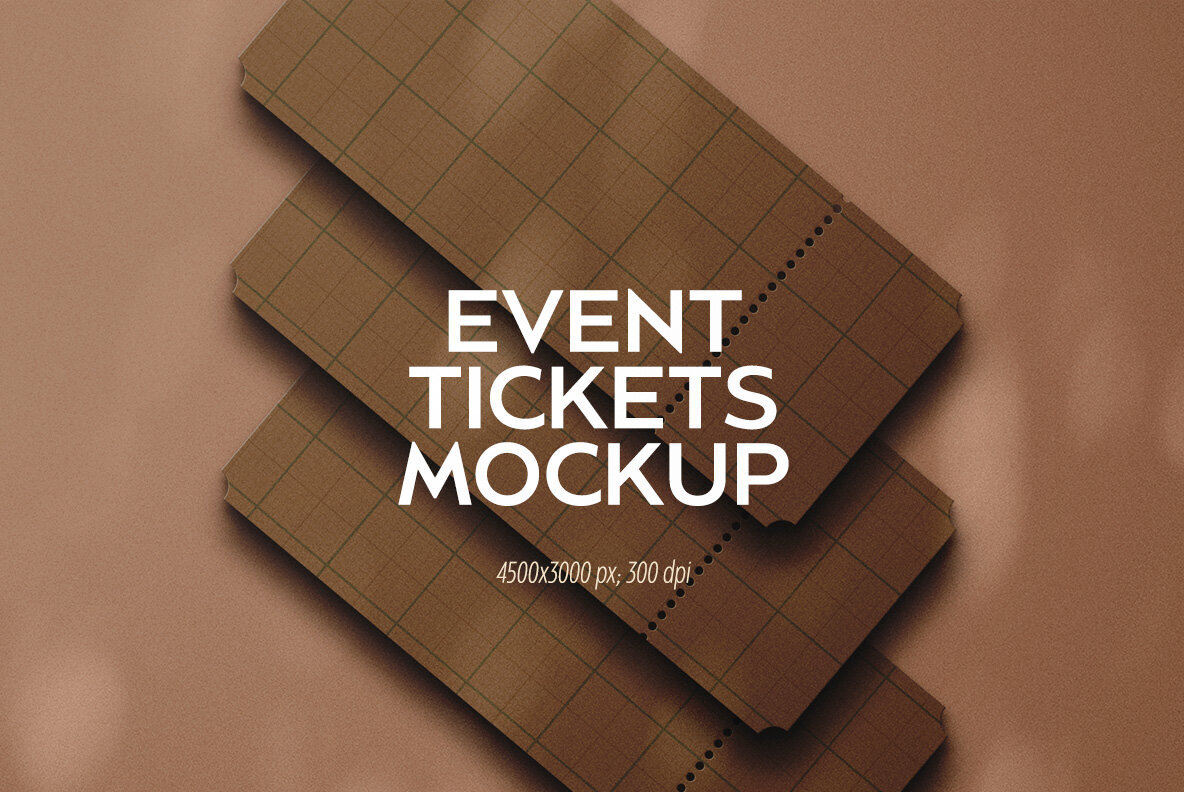 Event Tickets Mockup 1