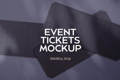 Event Tickets Mockup
