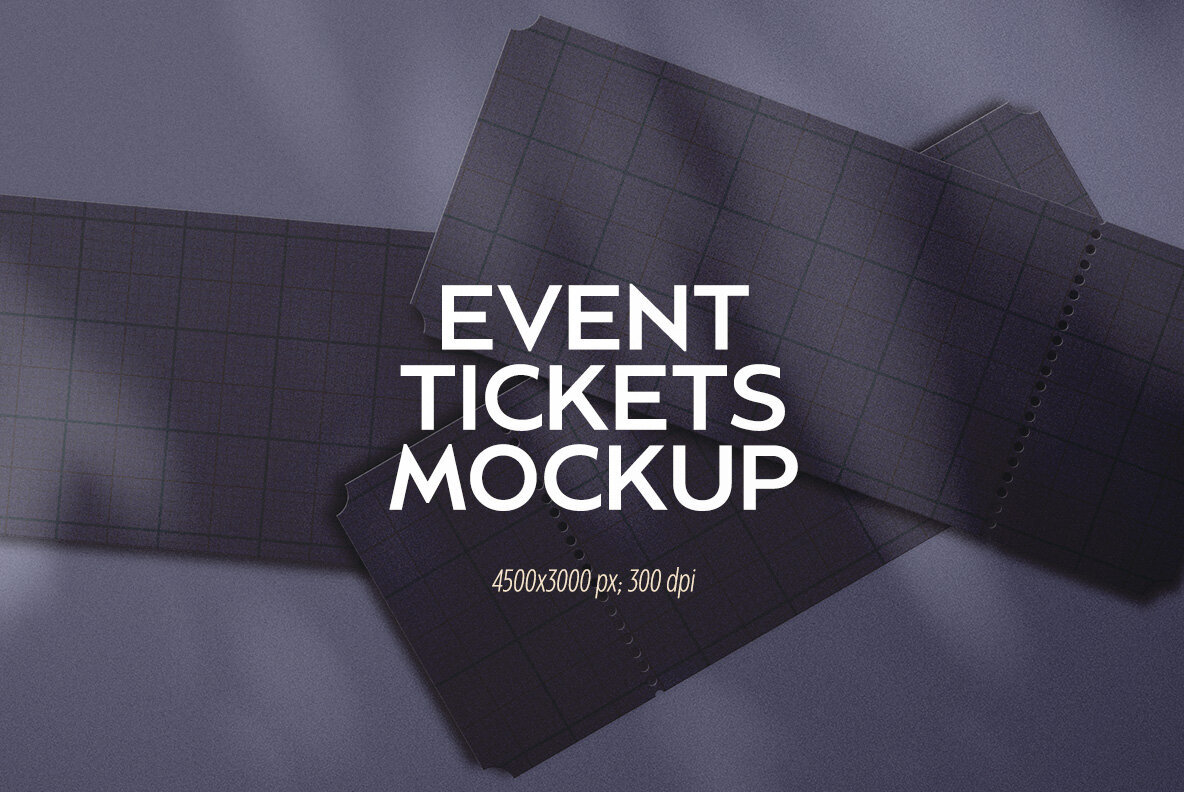 Event Tickets Mockup 1