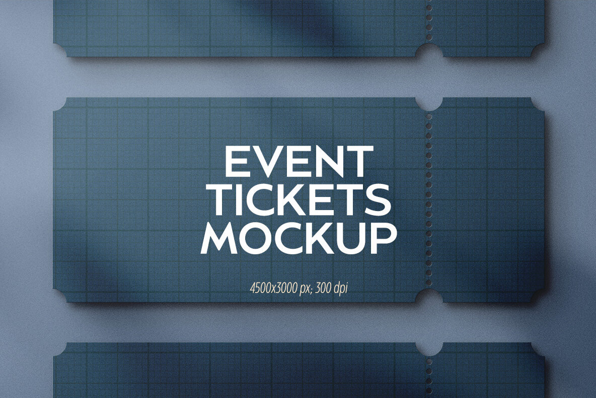 Event Tickets Mockup 1