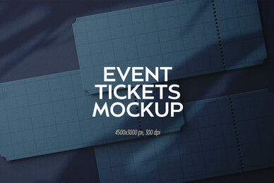 Event Tickets Mockup