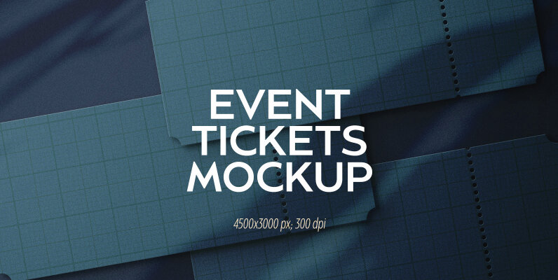 Event Tickets Mockup