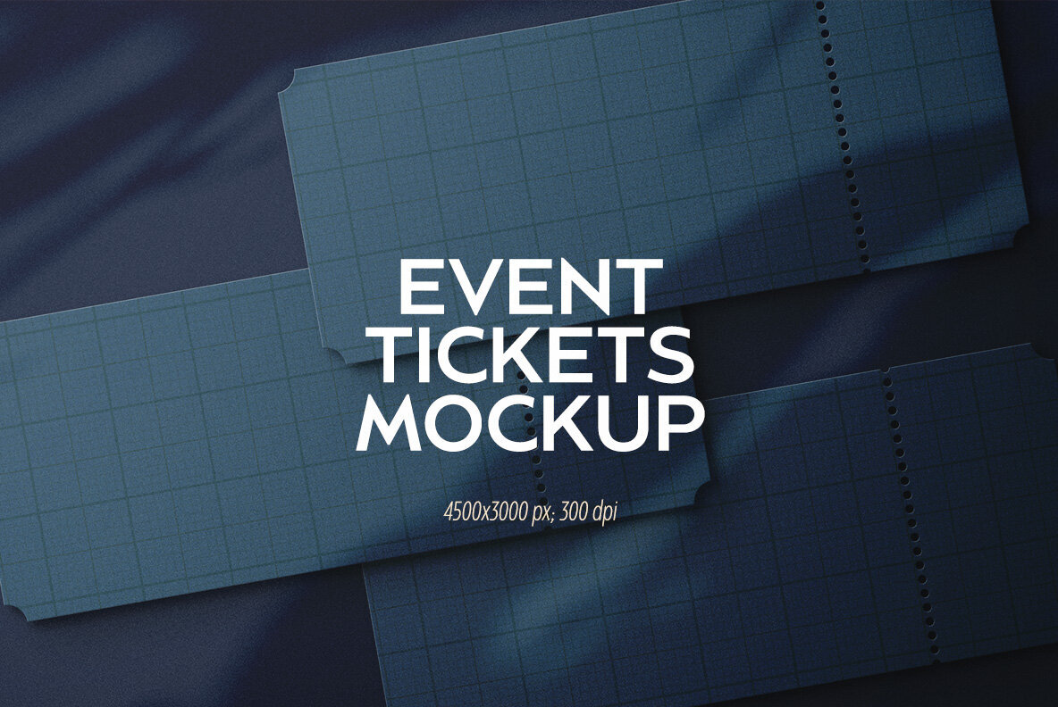 Event Tickets Mockup 1