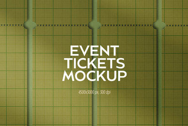 Event Tickets Mockup